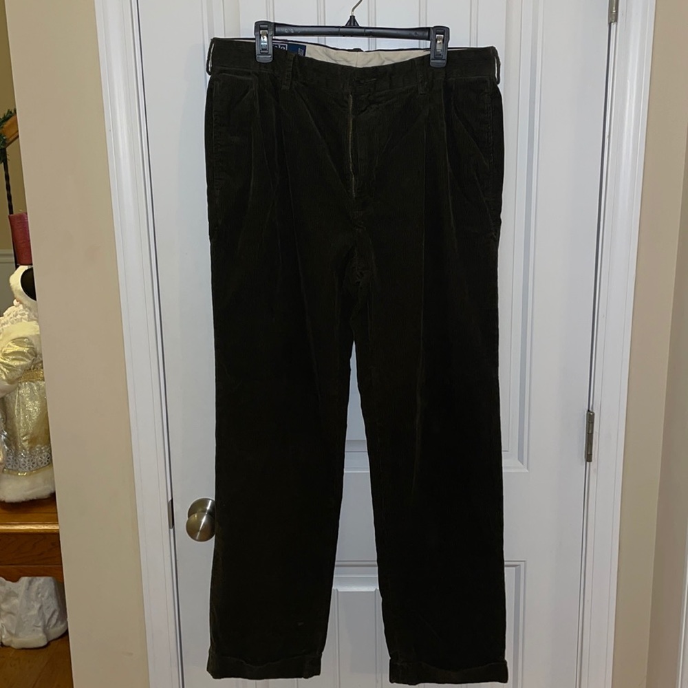 Polo Ralph Lauren Men’s 36/32 Green Corduroy Pants
